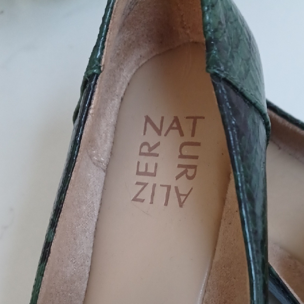 Naturalizer Emerald Snake Pattern Slip-On Loafers - Picture 2 of 10
